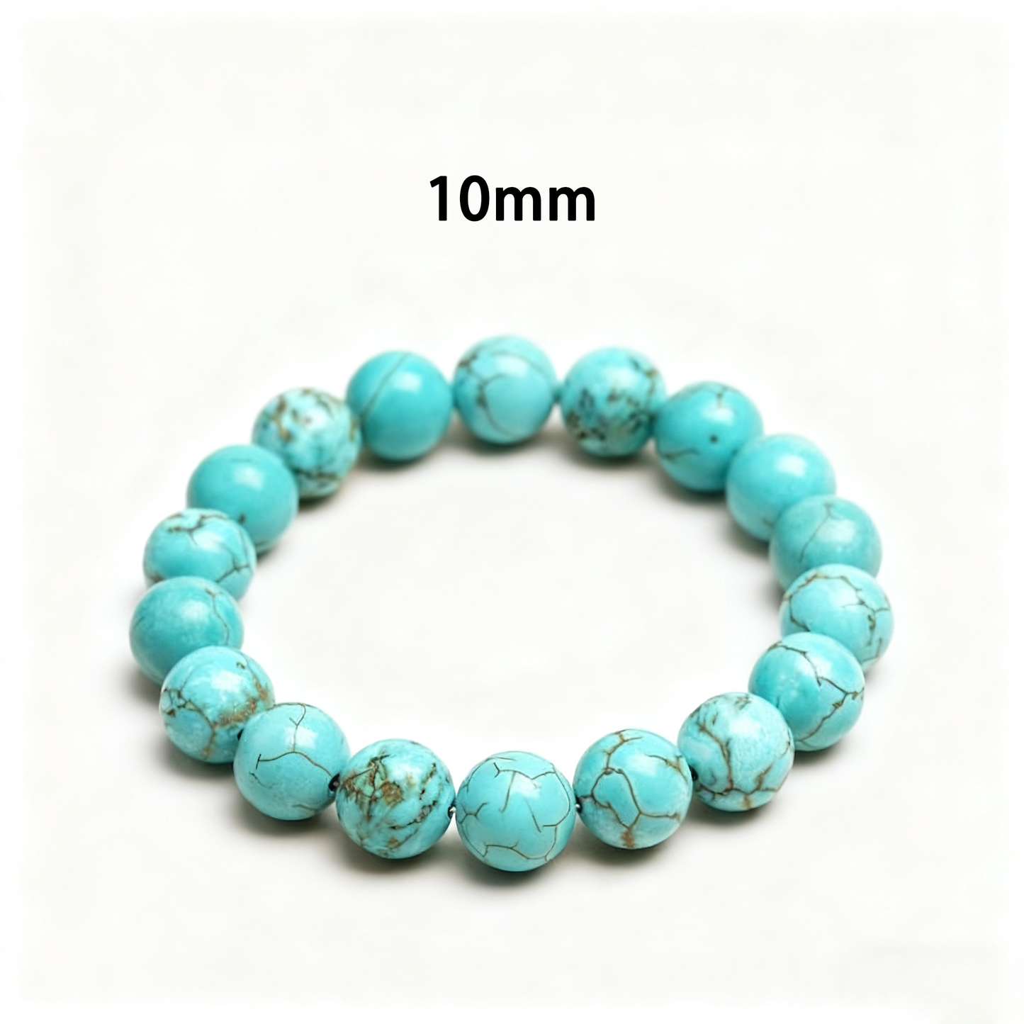 Turquoise's Azure Vein Shield: Calm & Wisdom Bracelet