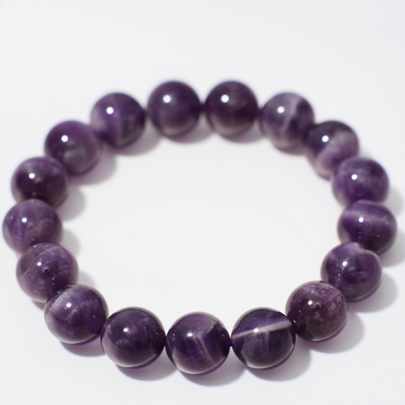 Brazilian Dream Amethyst's Lavender Gleam: Calm & Intuition Bracelet