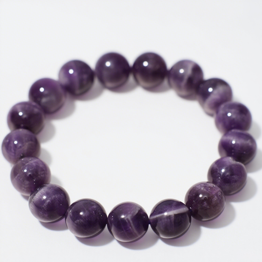 Brazilian Dream Amethyst's Lavender Gleam: Calm & Intuition Bracelet