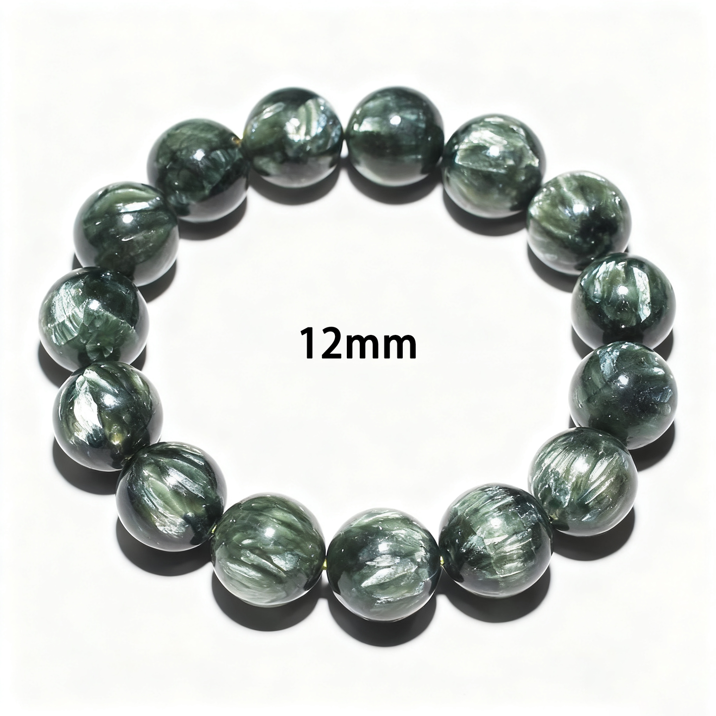 Green Charoite's Emerald Swirl: Growth & Balance Bracelet