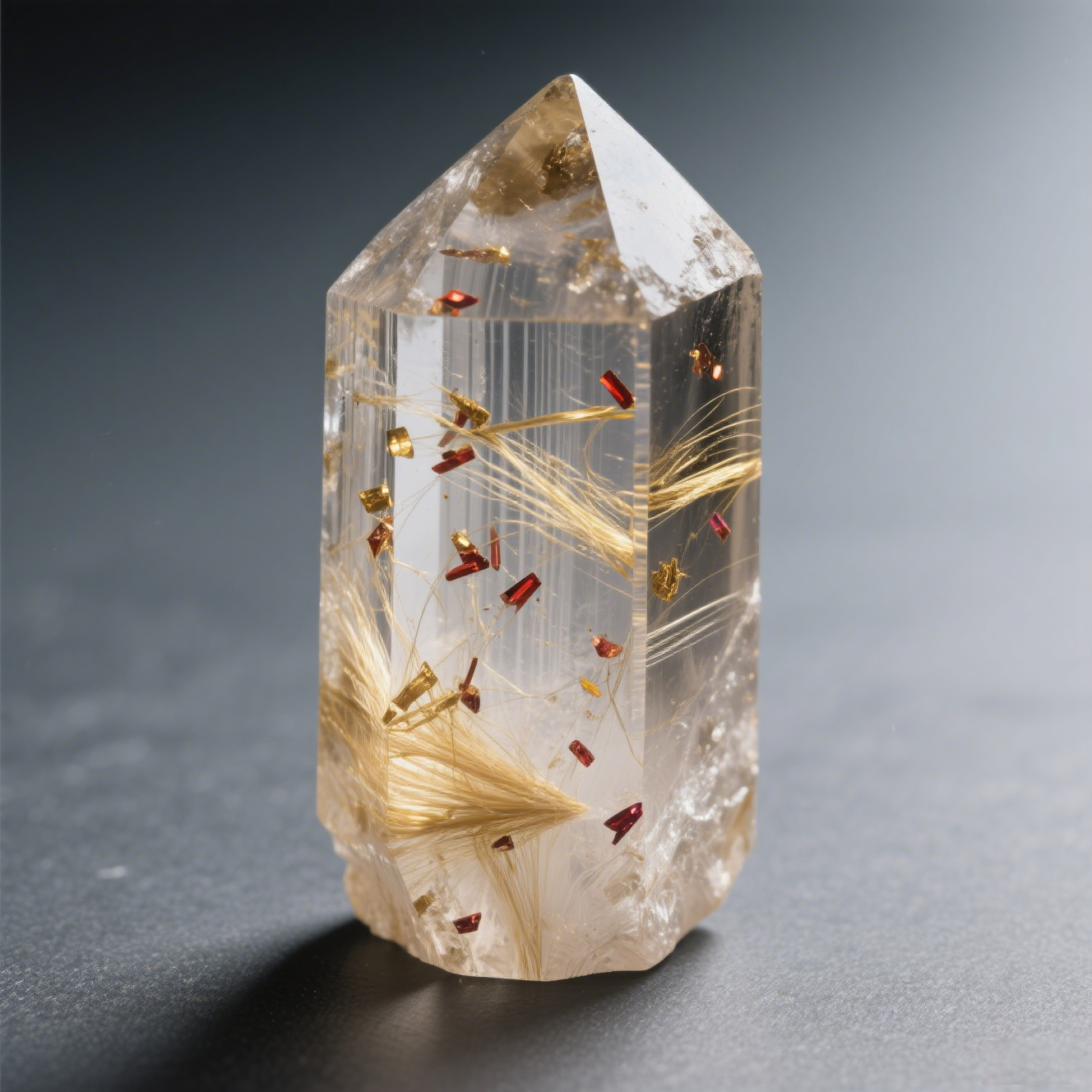 Golden Rutilated Quartz's Radiant Glint: Abundance & Vitality Bracelet