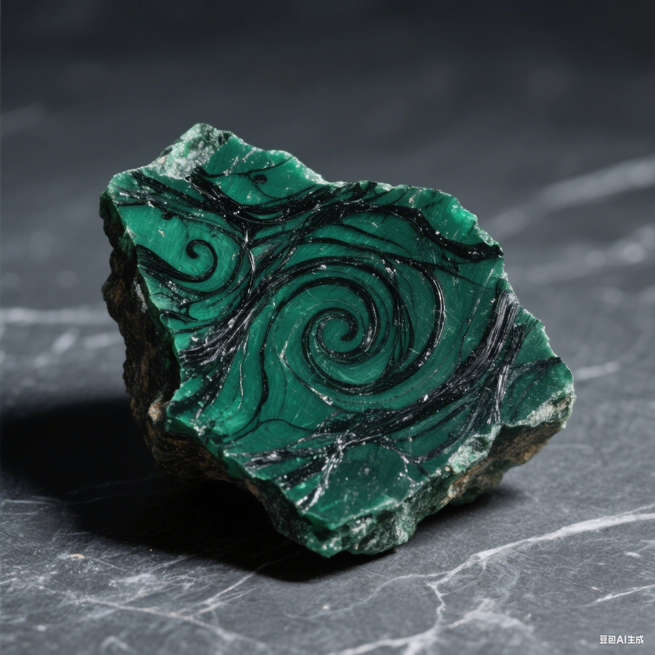 Green Charoite's Emerald Swirl: Growth & Balance Bracelet