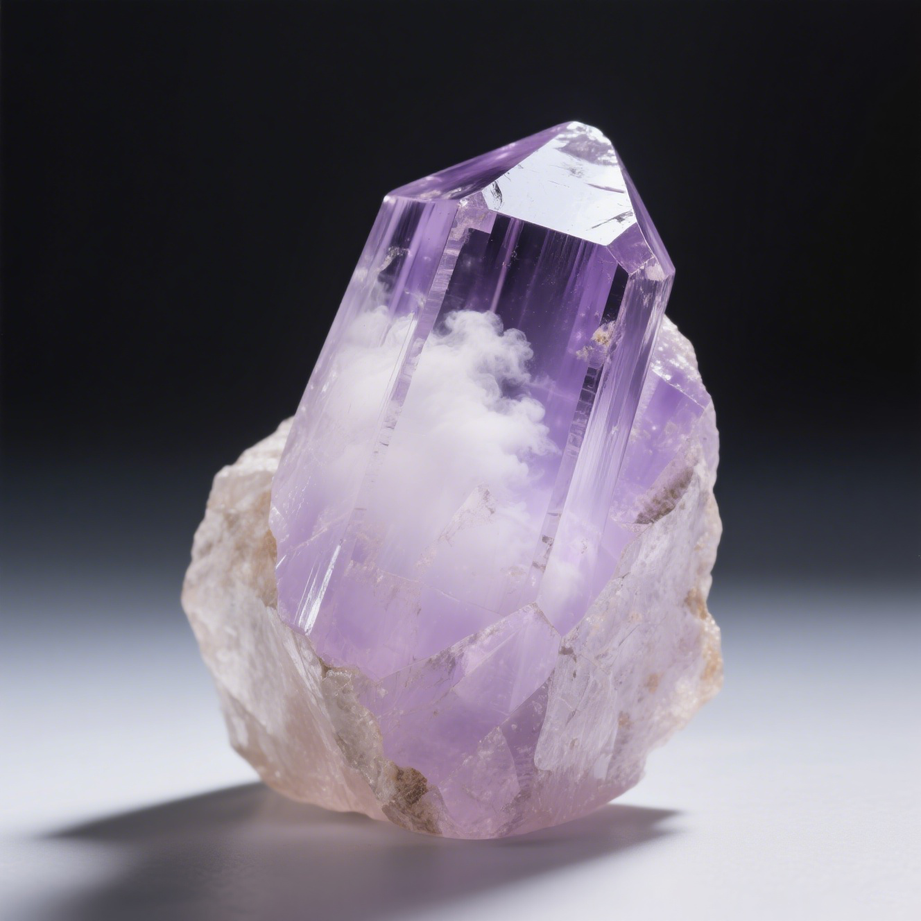 Brazilian Dream Amethyst's Lavender Gleam: Calm & Intuition Bracelet