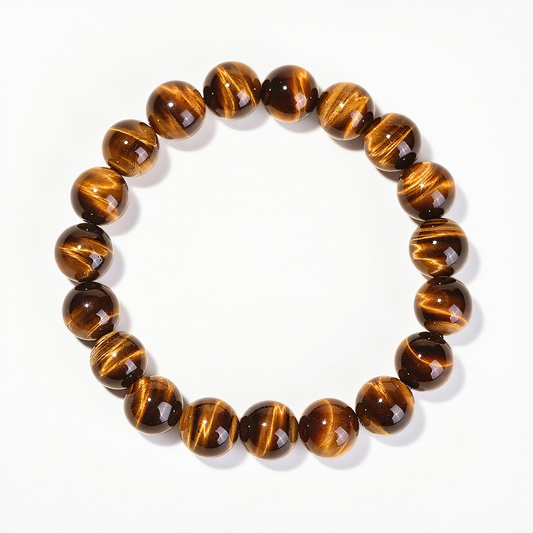 Tiger's Eye Golden - Brown Courage & Focus Bracelet