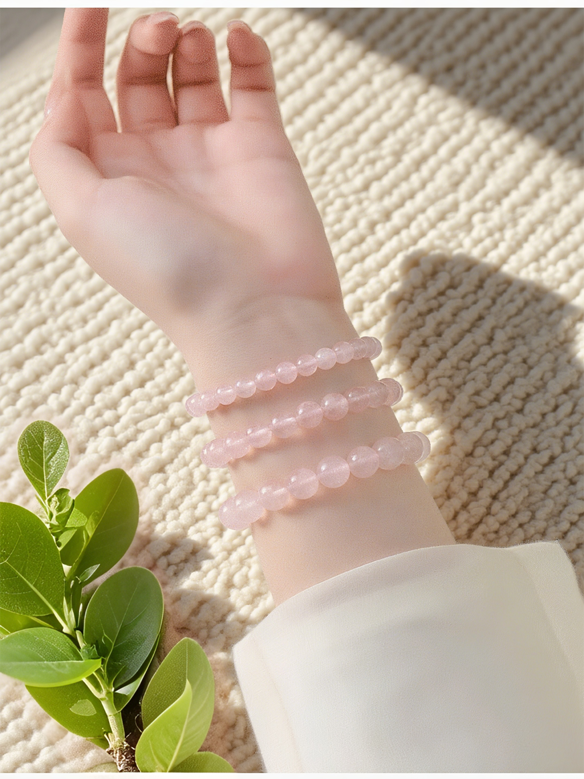 Rose Quartz's Blush: Love & Healing Bracelet