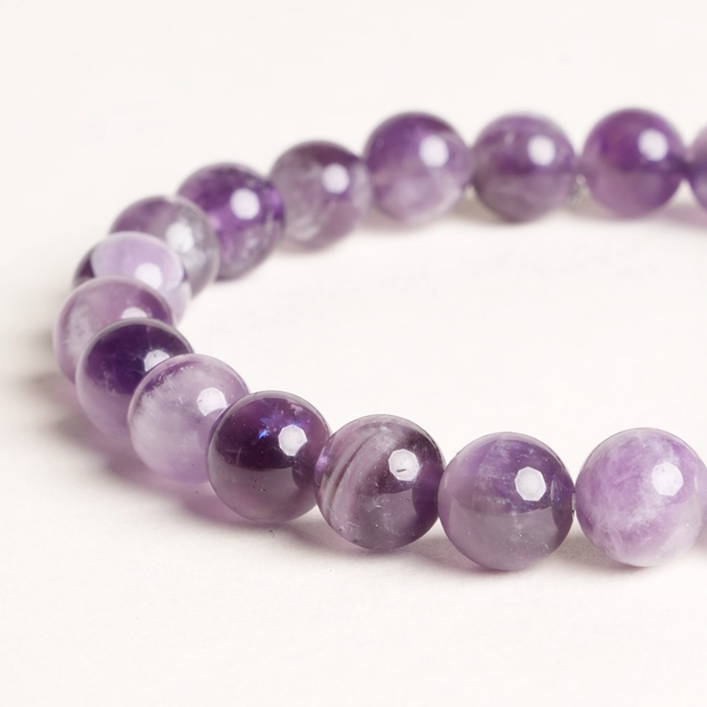 Brazilian Dream Amethyst's Lavender Gleam: Calm & Intuition Bracelet