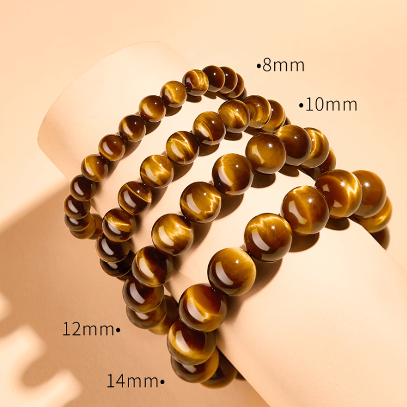 Tiger's Eye Golden - Brown Courage & Focus Bracelet