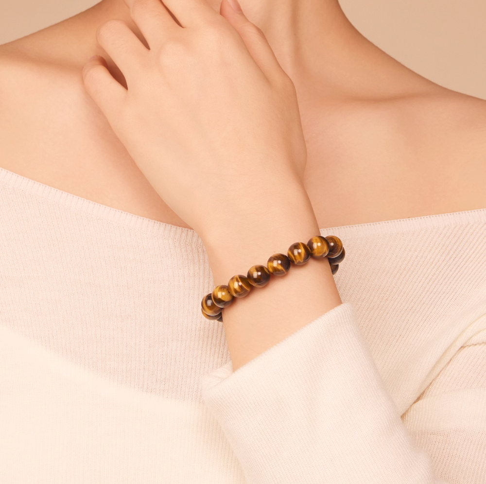Tiger's Eye Golden - Brown Courage & Focus Bracelet