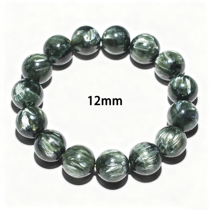 Green Charoite's Emerald Swirl: Growth & Balance Bracelet