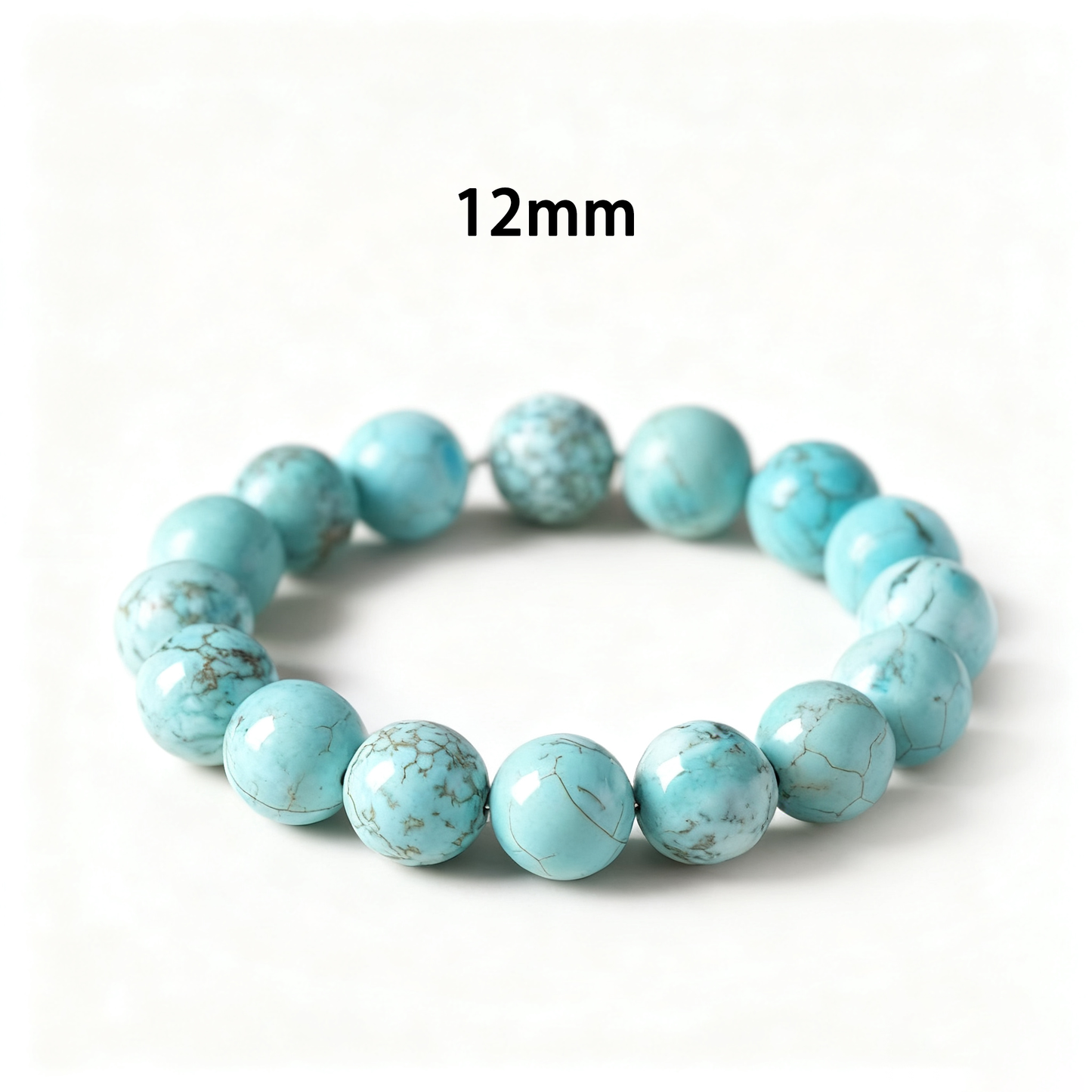 Turquoise's Azure Vein Shield: Calm & Wisdom Bracelet