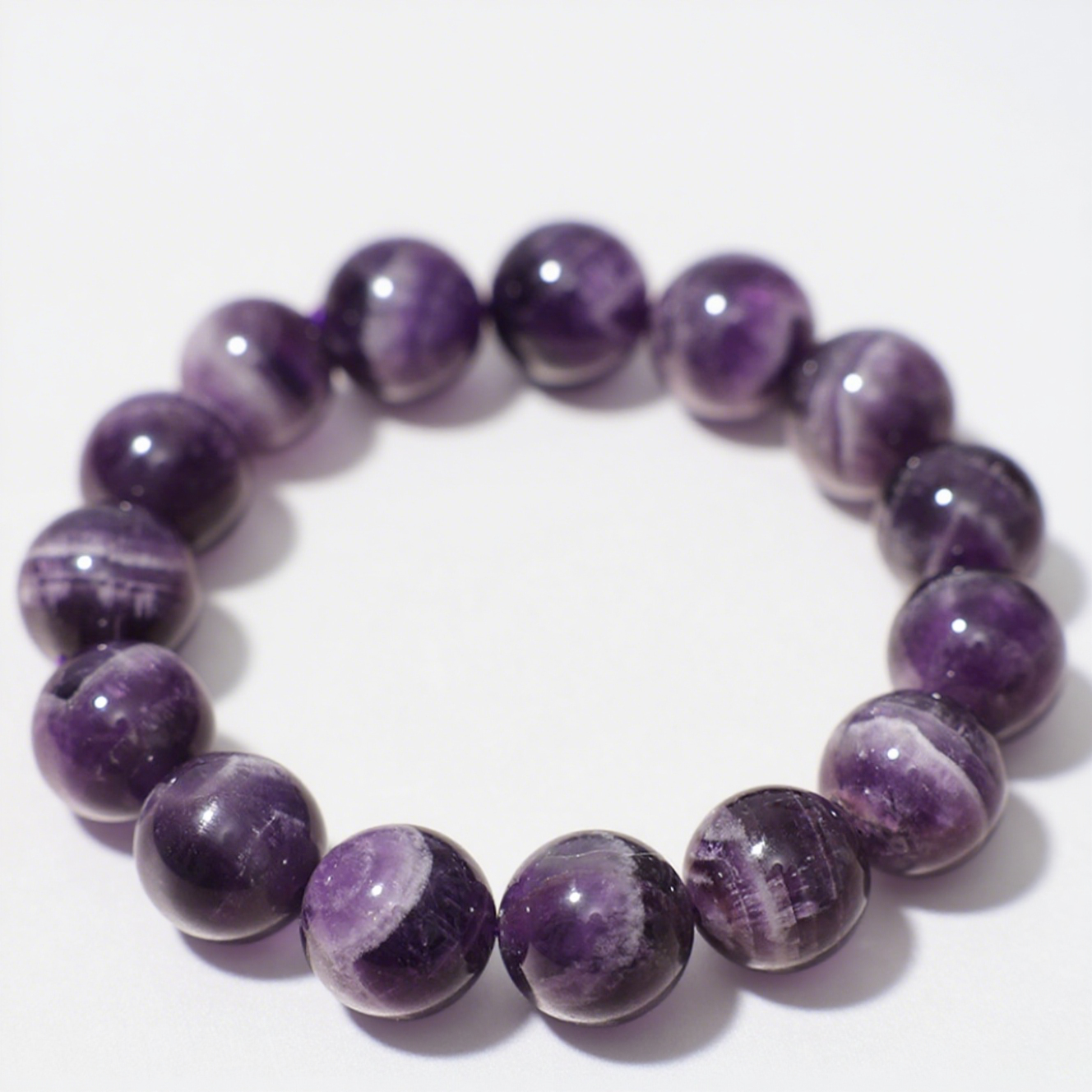 Brazilian Dream Amethyst's Lavender Gleam: Calm & Intuition Bracelet