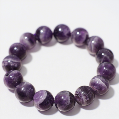 Brazilian Dream Amethyst's Lavender Gleam: Calm & Intuition Bracelet