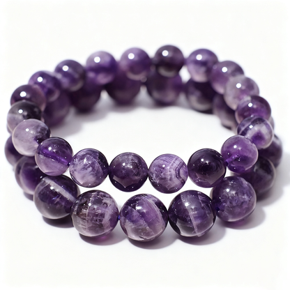 Brazilian Dream Amethyst's Lavender Gleam: Calm & Intuition Bracelet