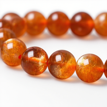 Sunstone's Shimmering Shield: Abundance & Confidence Bracelet