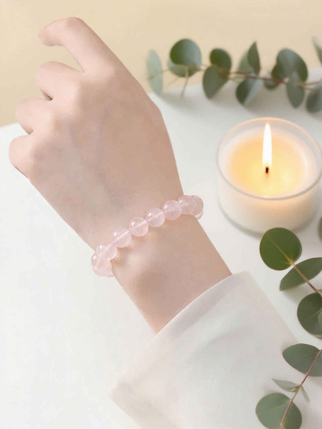 Rose Quartz's Blush: Love & Healing Bracelet