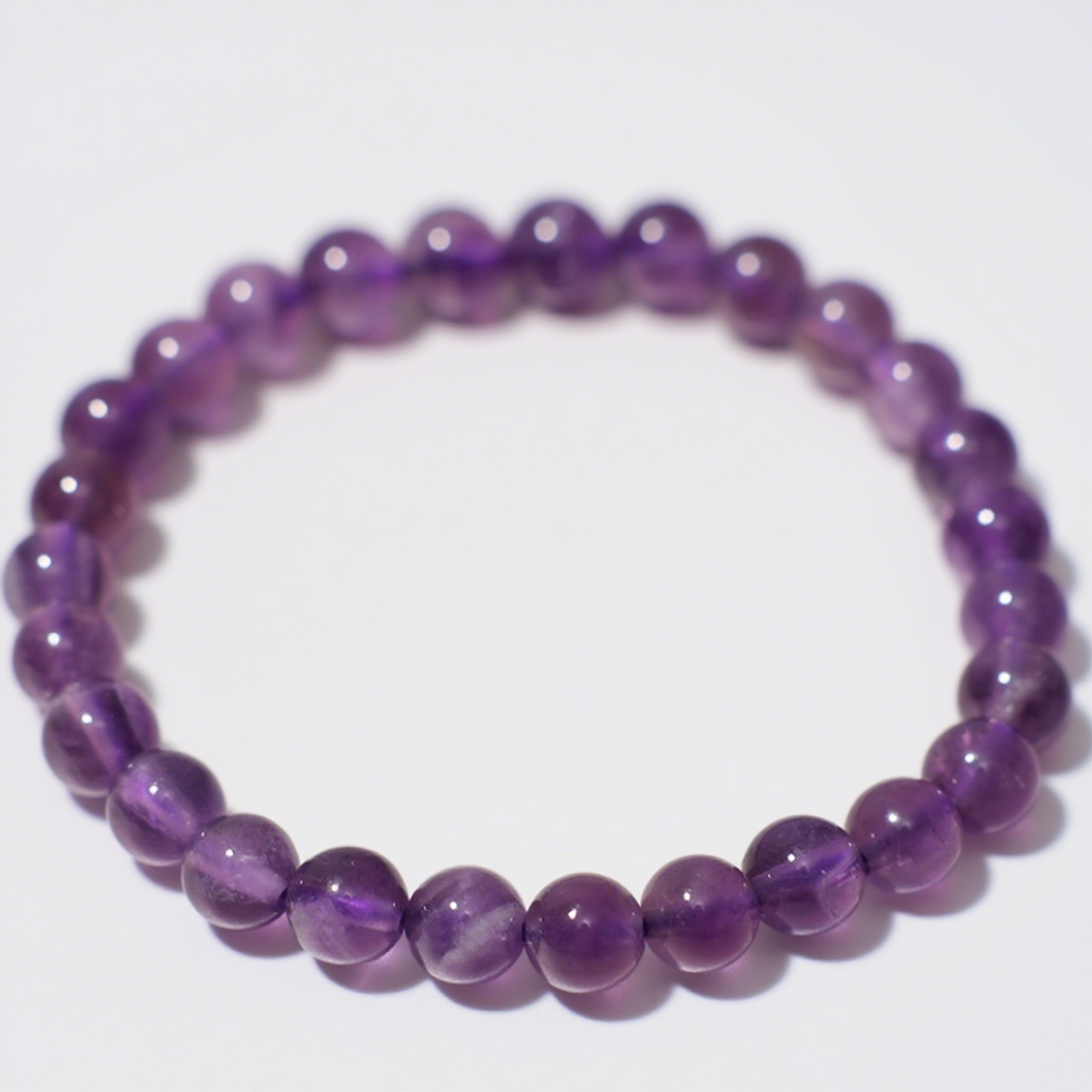 Brazilian Dream Amethyst's Lavender Gleam: Calm & Intuition Bracelet