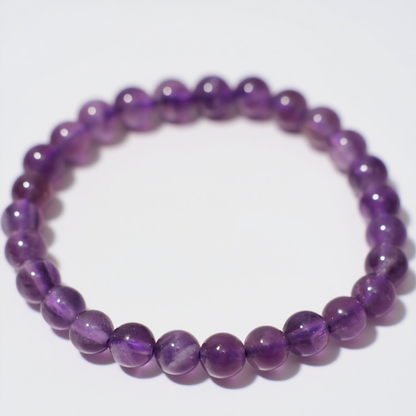 Brazilian Dream Amethyst's Lavender Gleam: Calm & Intuition Bracelet