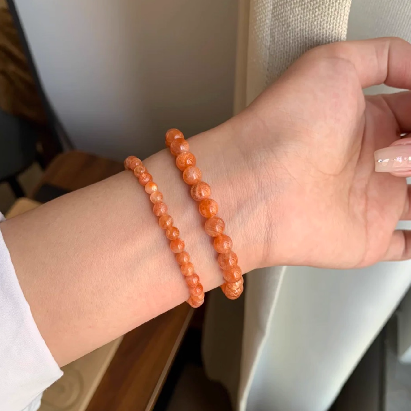 Sunstone's Shimmering Shield: Abundance & Confidence Bracelet
