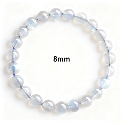 Moonstone's Lunar Glow: Serenity & Intuition Bracelet